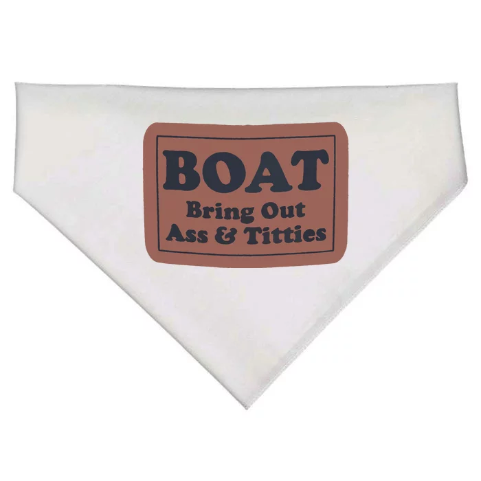 Boat Bring Out Ass And Titties USA-Made Doggie Bandana