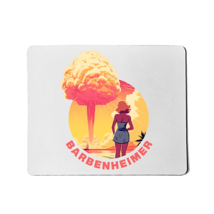 Barbenheimer Barb!e Oppenheimer Barb!e Moive Inspired Oppenheimer Movie Mousepad