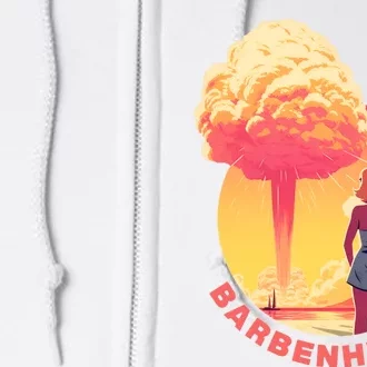 Barbenheimer Barb!e Oppenheimer Barb!e Moive Inspired Oppenheimer Movie Full Zip Hoodie