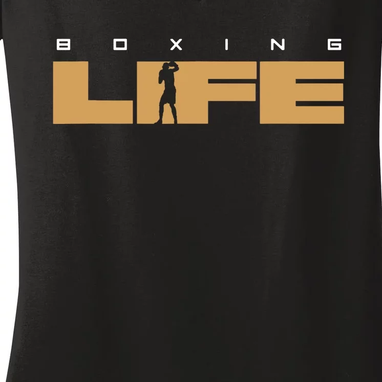 Boxing Women's V-Neck T-Shirt