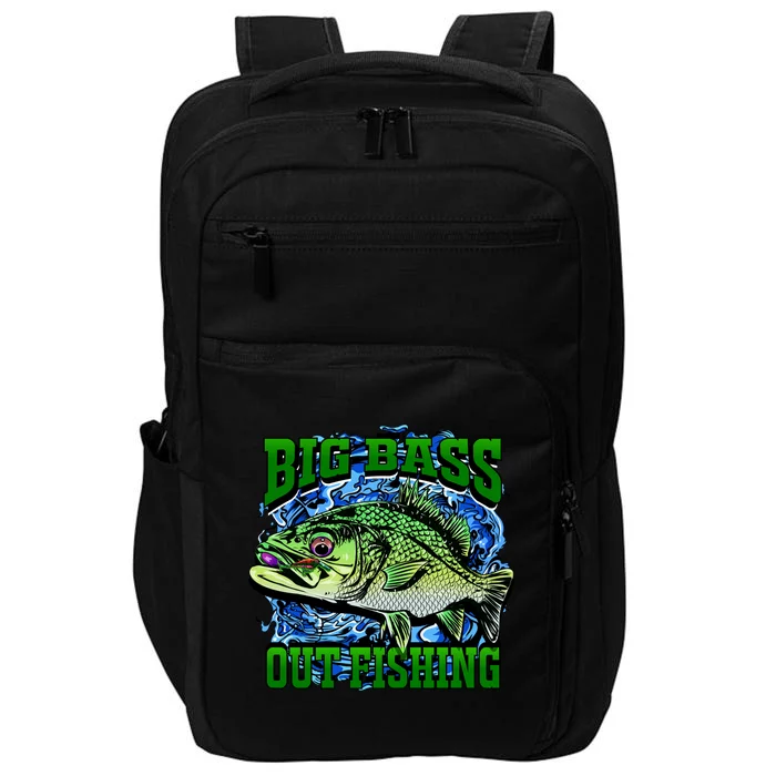 Big Bass Out Fishing Impact Tech Backpack