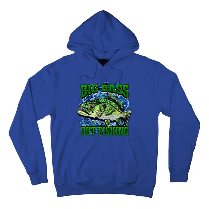 Big Bass Out Fishing Hoodie