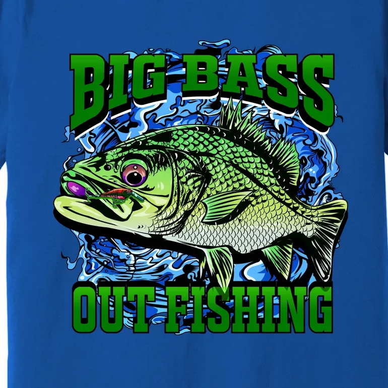 Big Bass Out Fishing Premium T-Shirt