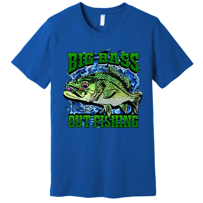 Big Bass Out Fishing Premium T-Shirt