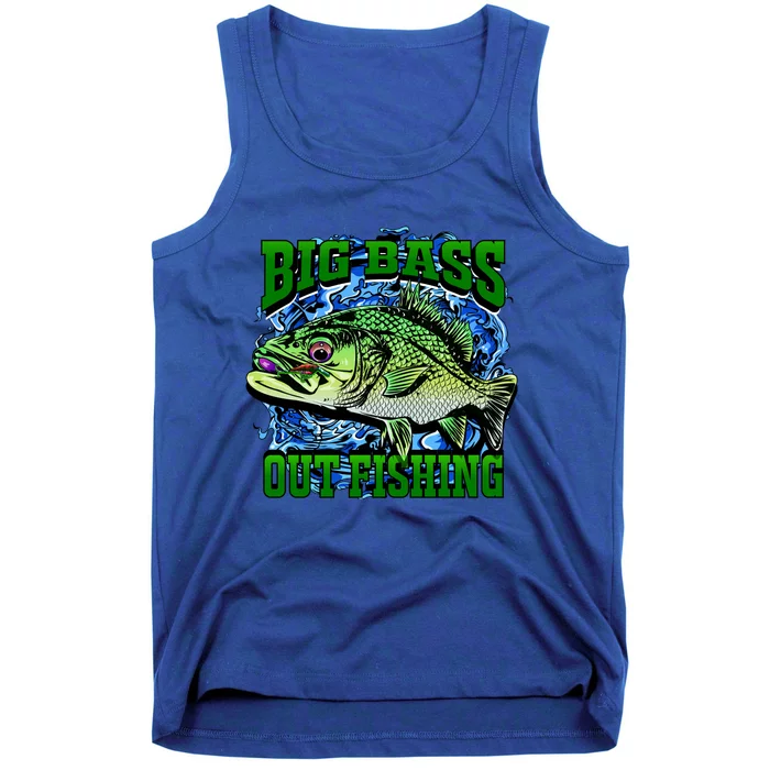 Big Bass Out Fishing Tank Top