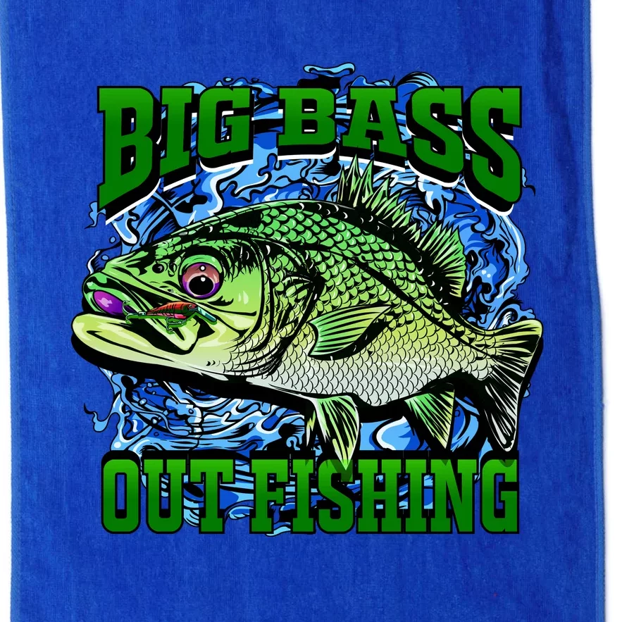 Big Bass Out Fishing Platinum Collection Golf Towel