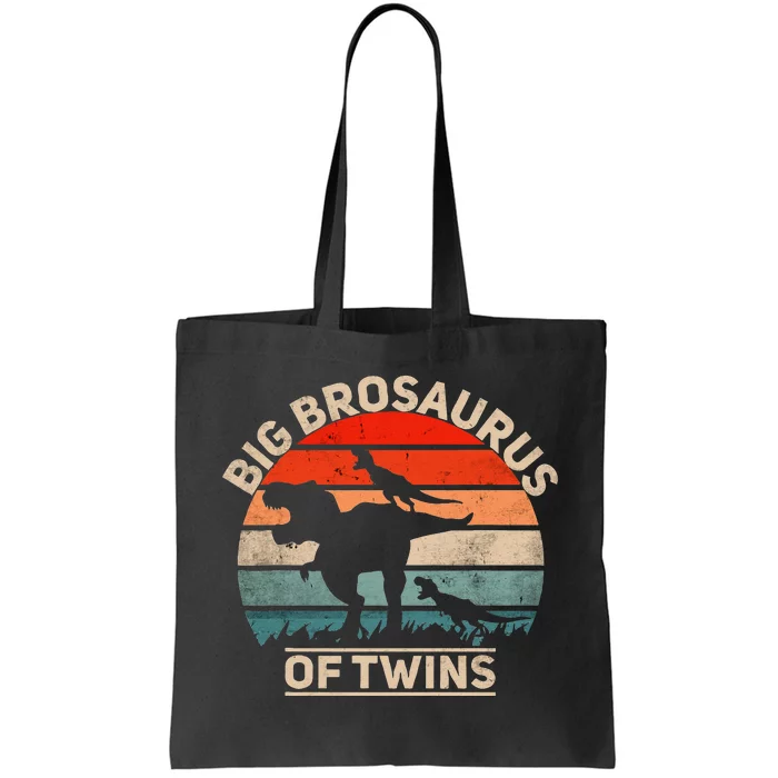 Big Brosaurus Of Twins Big Brother Of Twins Annonce Tote Bag