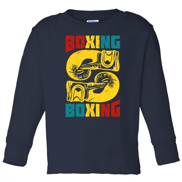 Boxing Toddler Long Sleeve Shirt