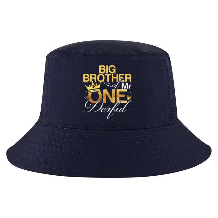 Big Brother Of Mr Onederful 1st Birthday First Onederful Cool Comfort Performance Bucket Hat