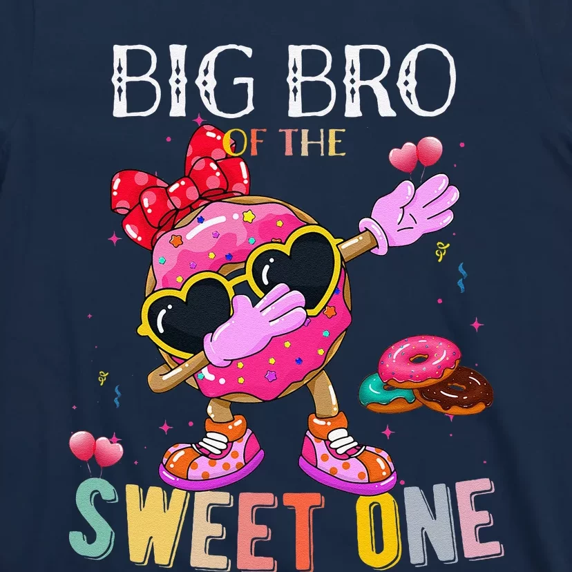 Big Brother Of The Dabbing Donut Birthday Girl Donut Sweet T-Shirt