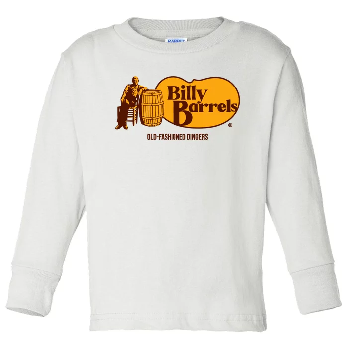 Billy Barrels Oldfashioned Dingers Toddler Long Sleeve Shirt