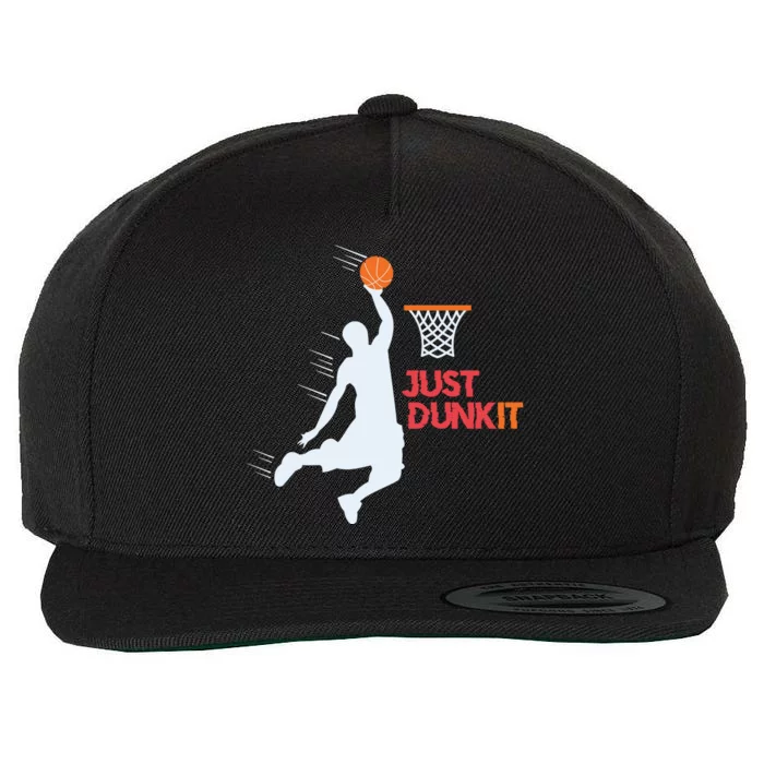 Best Basketballer Of All Time Just Dunk It Basketball Lover Wool Snapback Cap