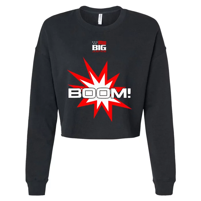 Boom Cropped Pullover Crew