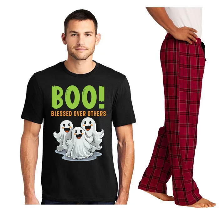 Boo Blessed Over Others Halloween Jesus Pajama Set