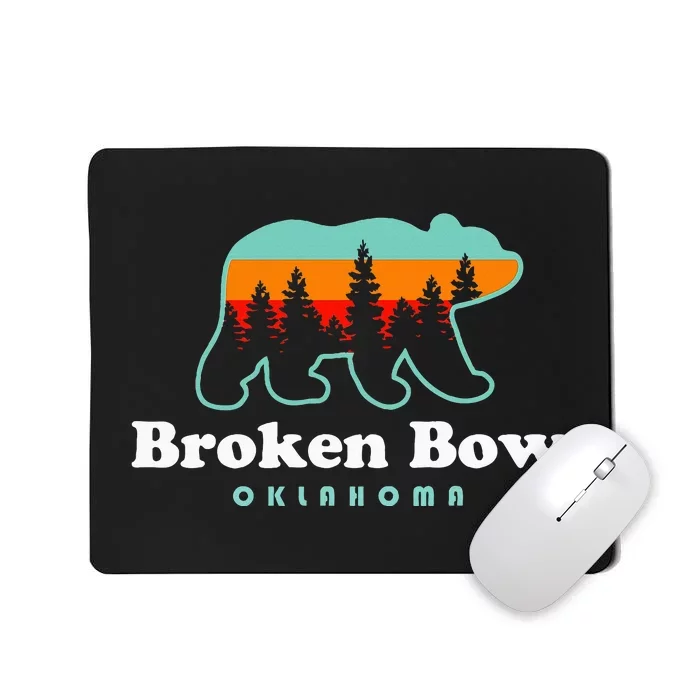 Broken Bow Oklahoma Lake Outdoors Bear Mousepad