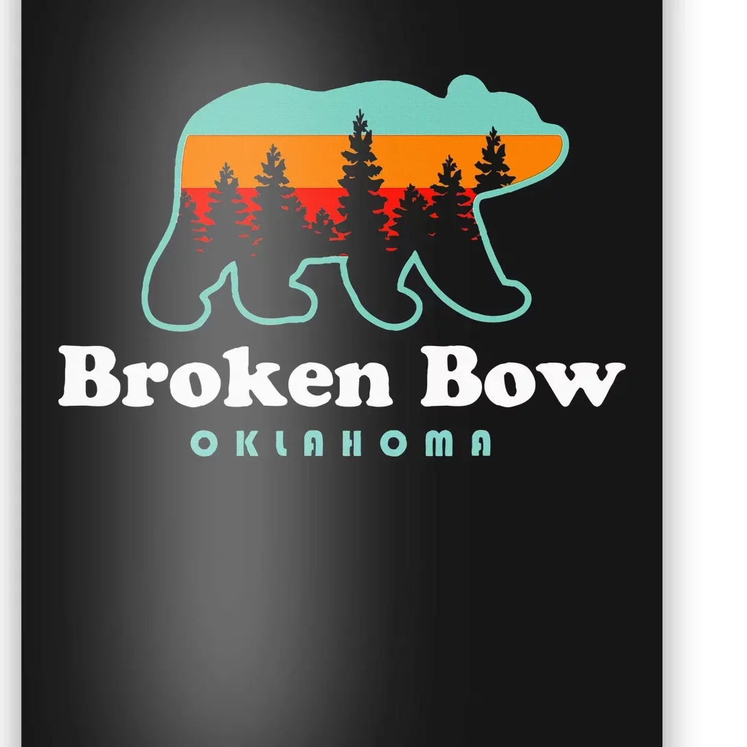 Broken Bow Oklahoma Lake Outdoors Bear Poster