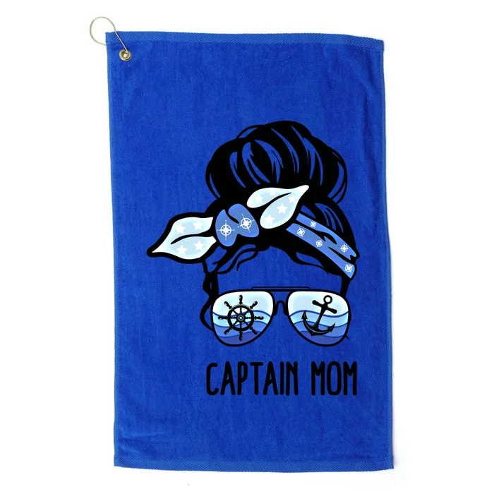 Boating Boat Owner Nautical Anchor Bandana Captain Mom Gift Platinum Collection Golf Towel