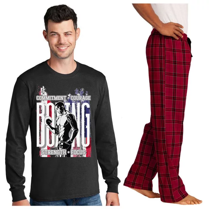 Boxing Long Sleeve Pajama Set