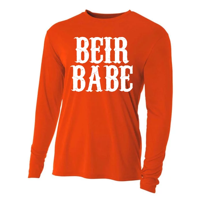 Beir Babe Oktoberfest Funny Cooling Performance Long Sleeve Crew