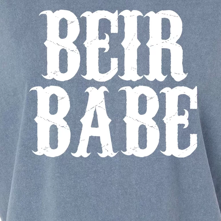 Beir Babe Oktoberfest Funny Garment-Dyed Women's Muscle Tee