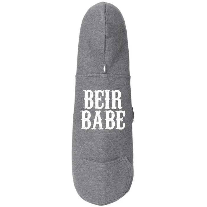 Beir Babe Oktoberfest Funny Doggie 3-End Fleece Hoodie