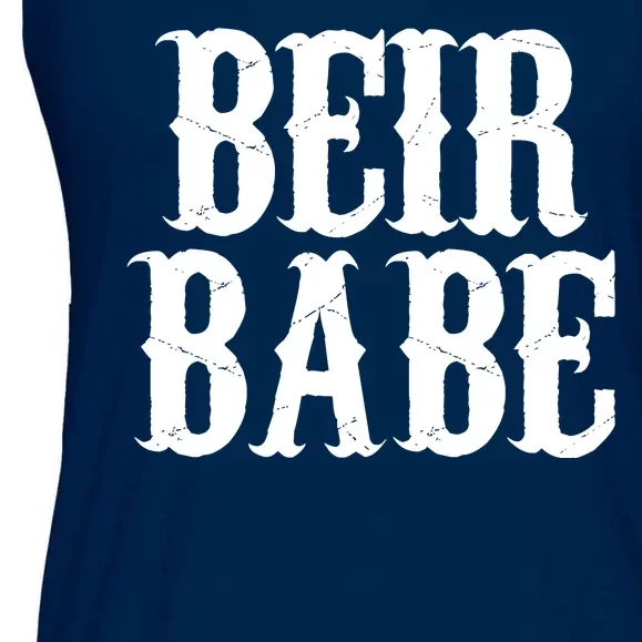 Beir Babe Oktoberfest Funny Ladies Essential Flowy Tank