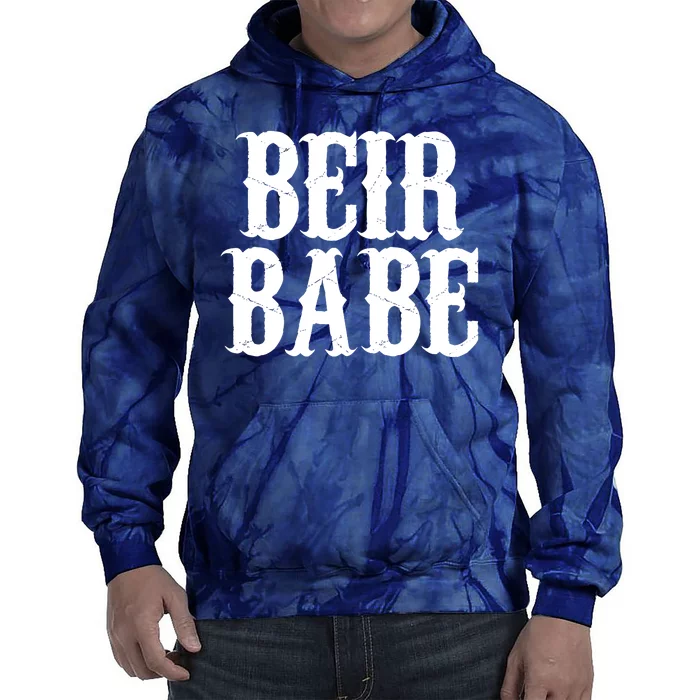 Beir Babe Oktoberfest Funny Tie Dye Hoodie