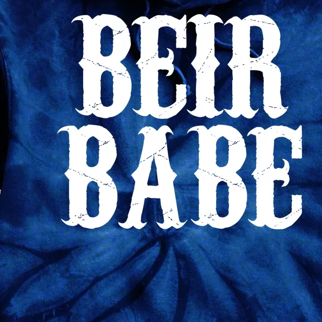 Beir Babe Oktoberfest Funny Tie Dye Hoodie