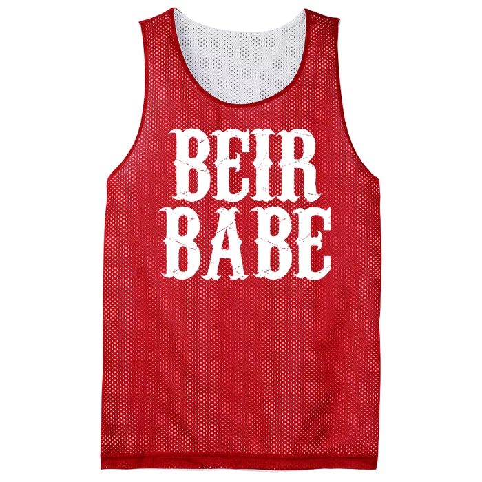 Beir Babe Oktoberfest Funny Mesh Reversible Basketball Jersey Tank