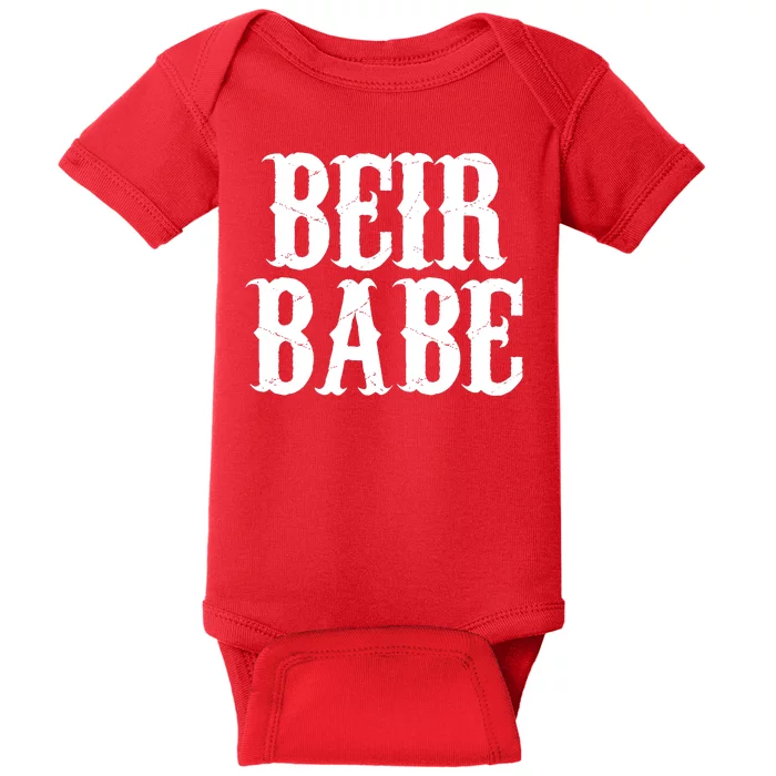 Beir Babe Oktoberfest Funny Baby Bodysuit