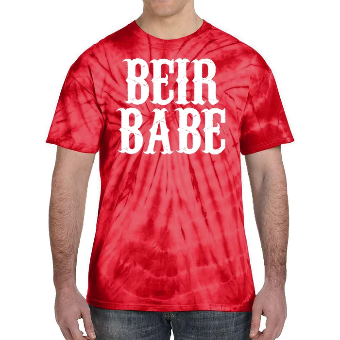 Beir Babe Oktoberfest Funny Tie-Dye T-Shirt