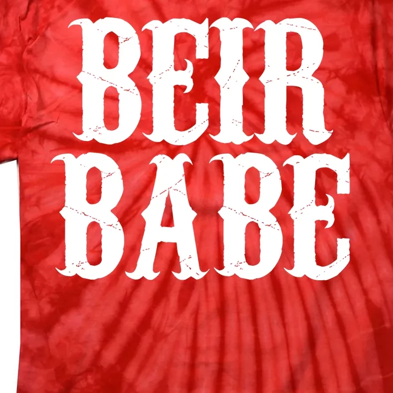 Beir Babe Oktoberfest Funny Tie-Dye T-Shirt