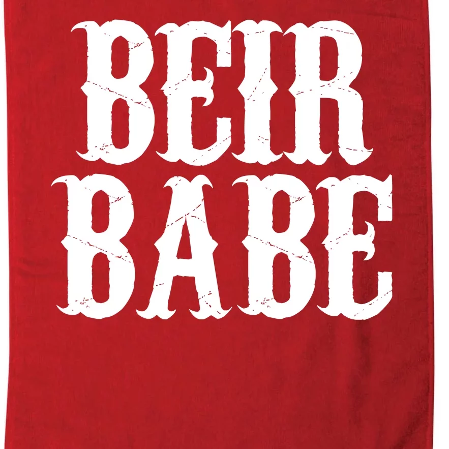 Beir Babe Oktoberfest Funny Platinum Collection Golf Towel