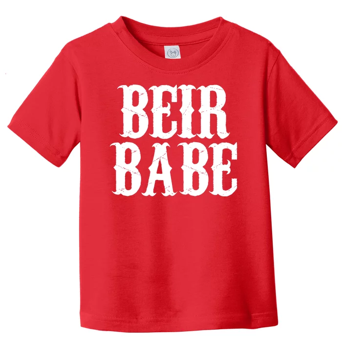 Beir Babe Oktoberfest Funny Toddler T-Shirt