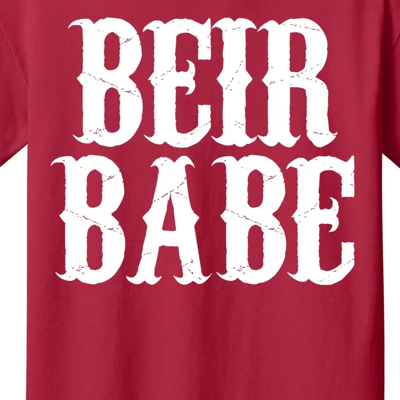 Beir Babe Oktoberfest Funny Kids T-Shirt