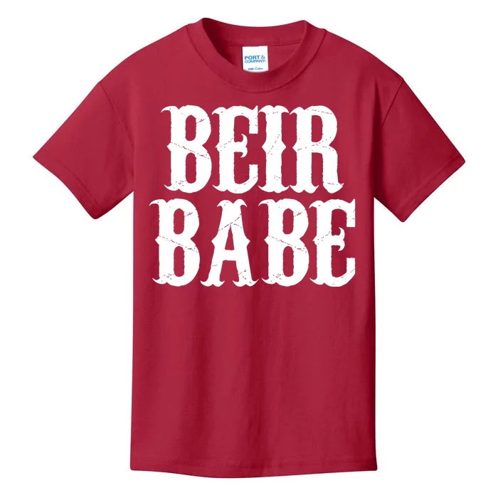 Beir Babe Oktoberfest Funny Kids T-Shirt