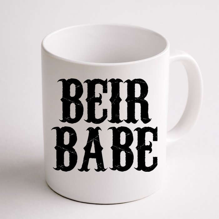 Beir Babe Oktoberfest Funny Front & Back Coffee Mug