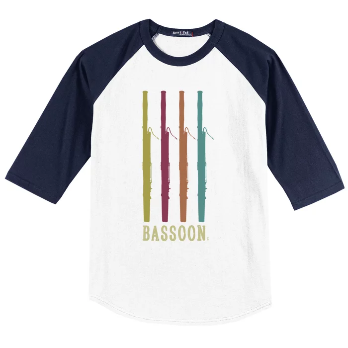 Bassoon Bassoon Orchestra Musical Instrut Gift Baseball Sleeve Shirt