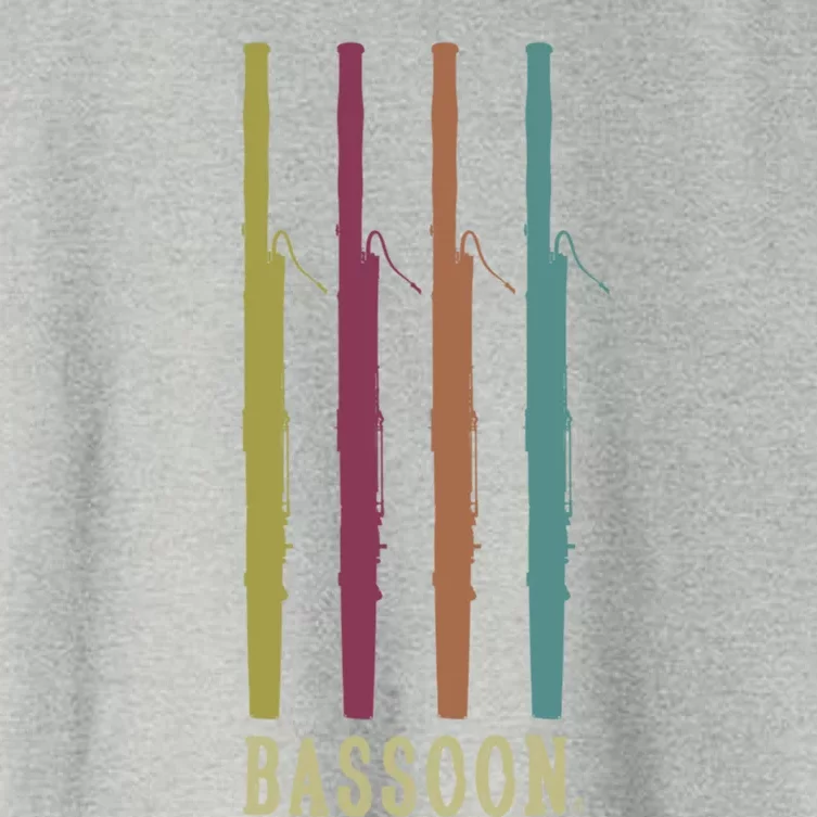 Bassoon Bassoon Orchestra Musical Instrut Gift Women's Crop Top Tee