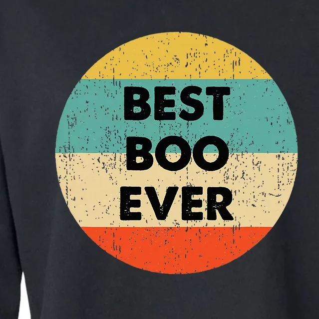 Boo Cropped Pullover Crew