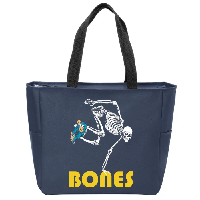 Bones Zip Tote Bag