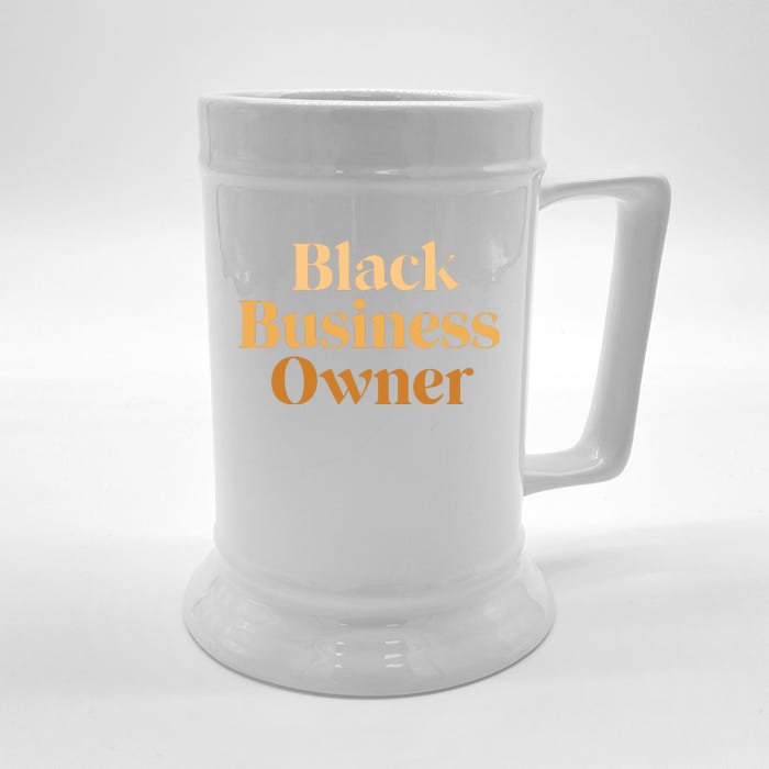 Black Business Owner For Women Entrepreneur CEO Front & Back Beer Stein