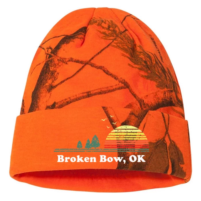 Broken Bow Oklahoma Home Souvenir Print Kati - 12in Camo Beanie