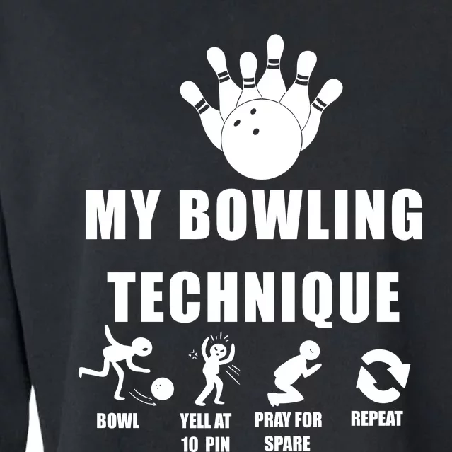 Bowling Cropped Pullover Crew