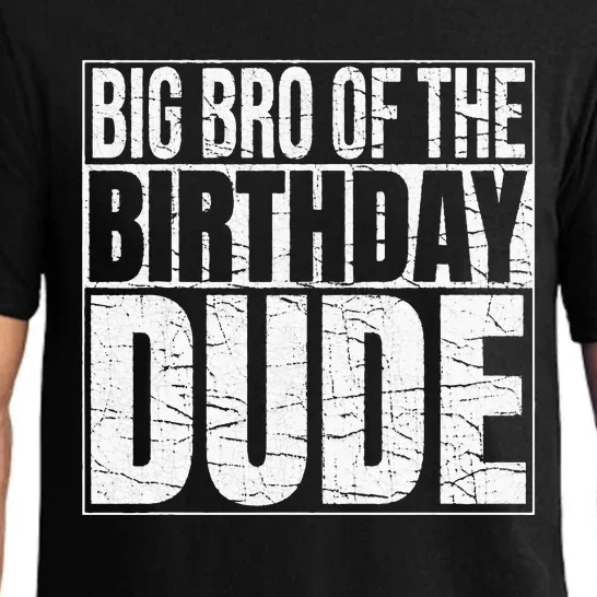 Big Bro of the Birthday Dude Brother of the Birthday Pajama Set