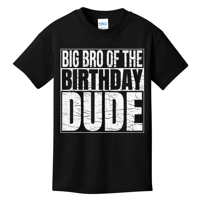 Big Bro of the Birthday Dude Brother of the Birthday Kids T-Shirt