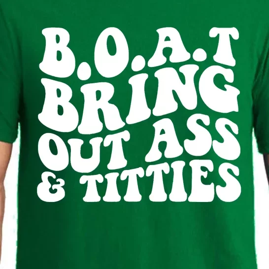 Boat Bring Out Ass And Titties Pajama Set