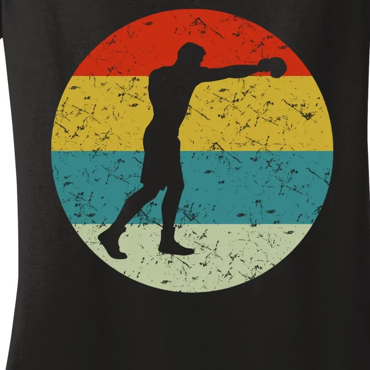 Boxing Women's V-Neck T-Shirt