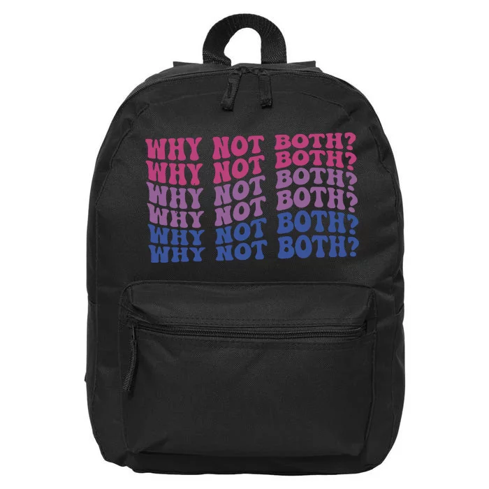 Bisexual Bi Pride Bisexual Pride Lgbtq Gift 16 in Basic Backpack