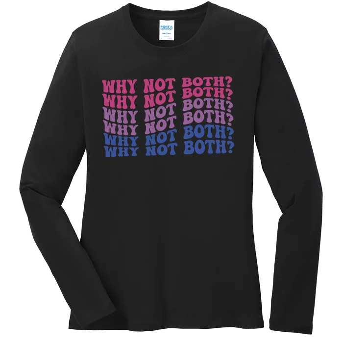 Bisexual Bi Pride Bisexual Pride Lgbtq Gift Ladies Long Sleeve Shirt